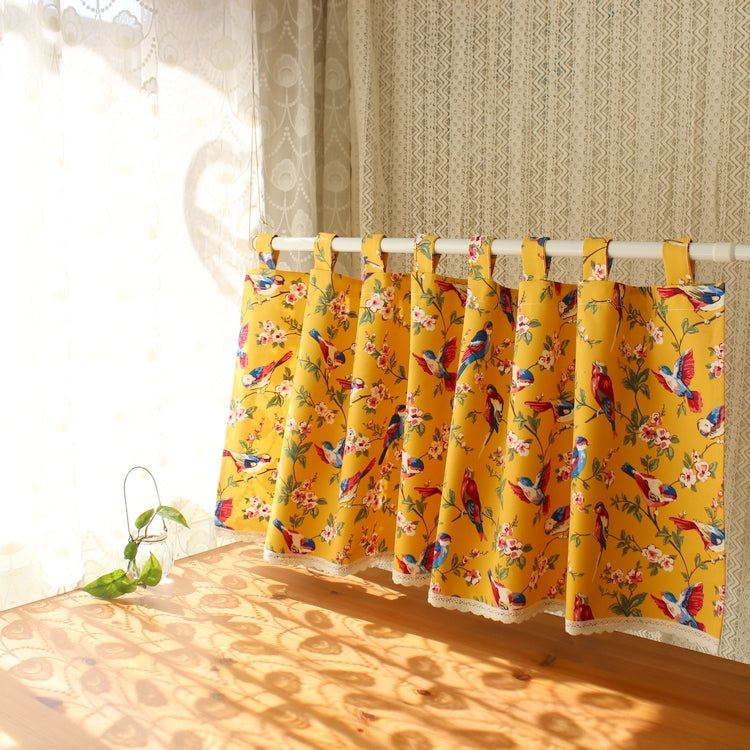 Cotton Fabric Kitchen Door Curtains Partition