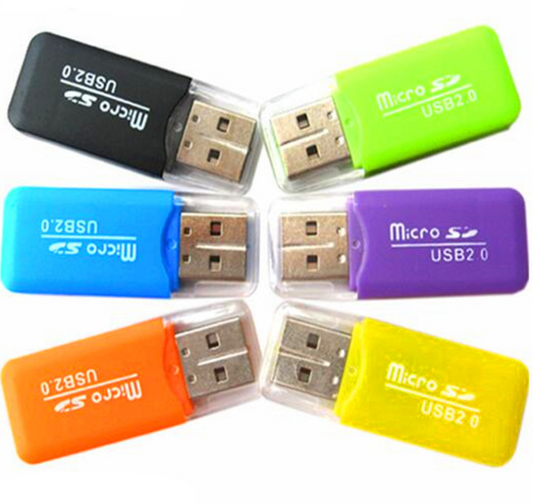 Mini USB TF Card Reader