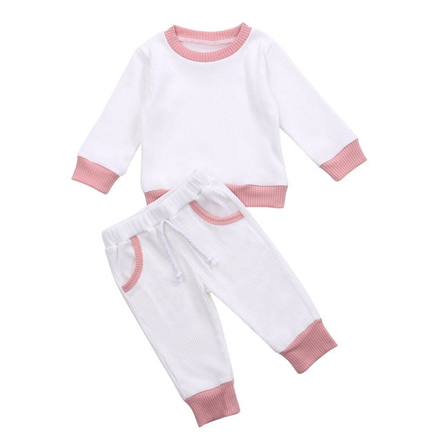 Boys and girls Clothes Tops+Pants for kids Children clothes