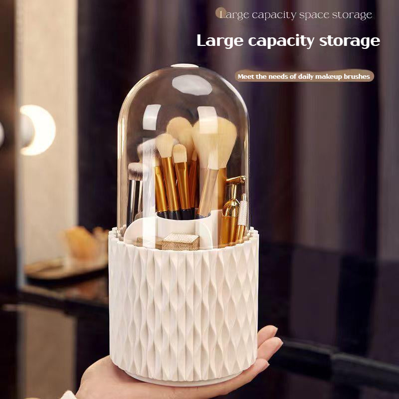 360° Rotating Makeup Brush Holder