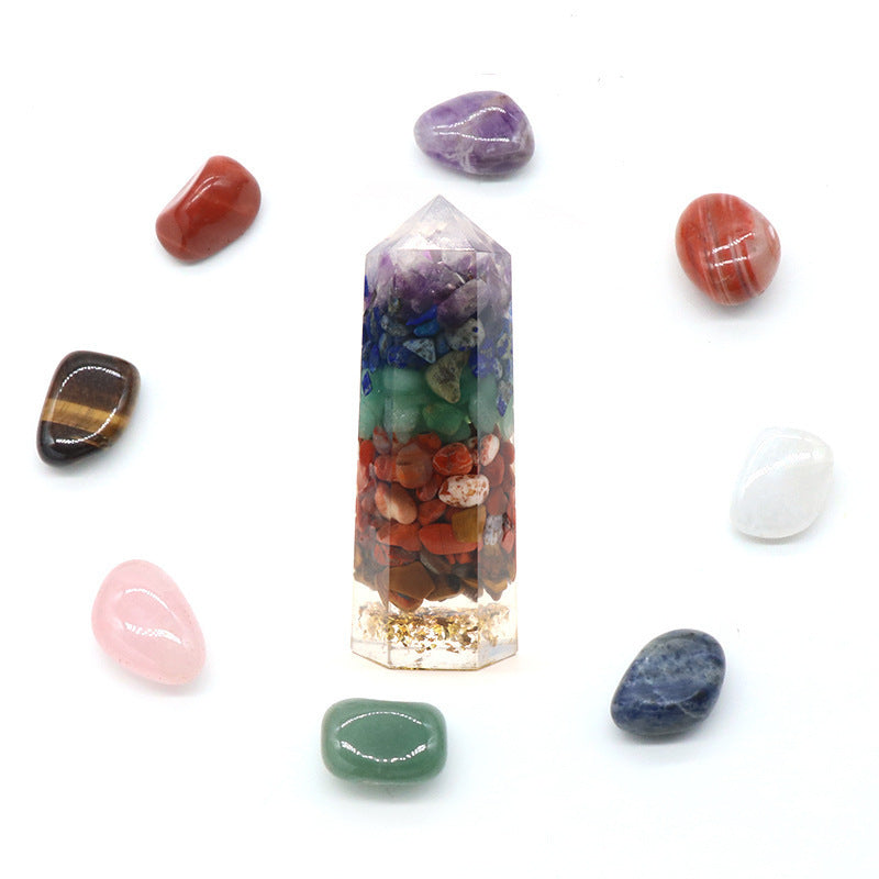 Colorful crystal stone gift box