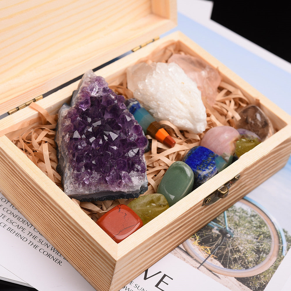 Natural crystal quarry gift Box