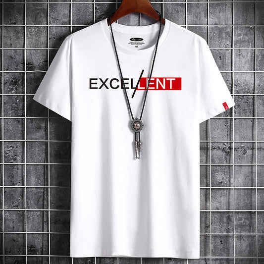 Cotton Summer Men's t-shirt Men’s Short-sleeved T-shirt Bottoming Shirt Top Clothes For Men