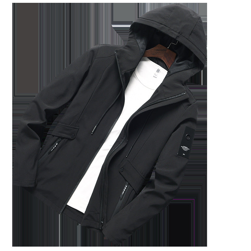 Sports Jacket Men's Hooded Jacket Winter New Style