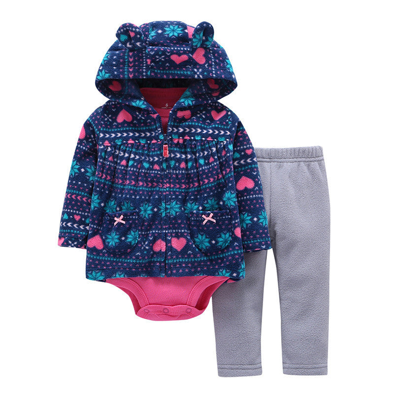 Children Spring and autumn set Baby clothes