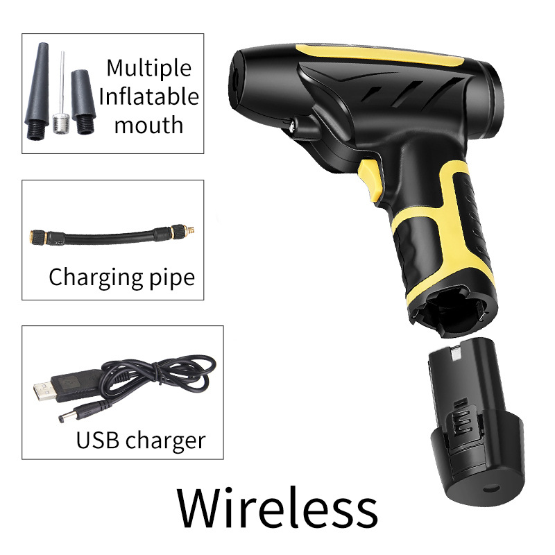 Wireless handheld air pump