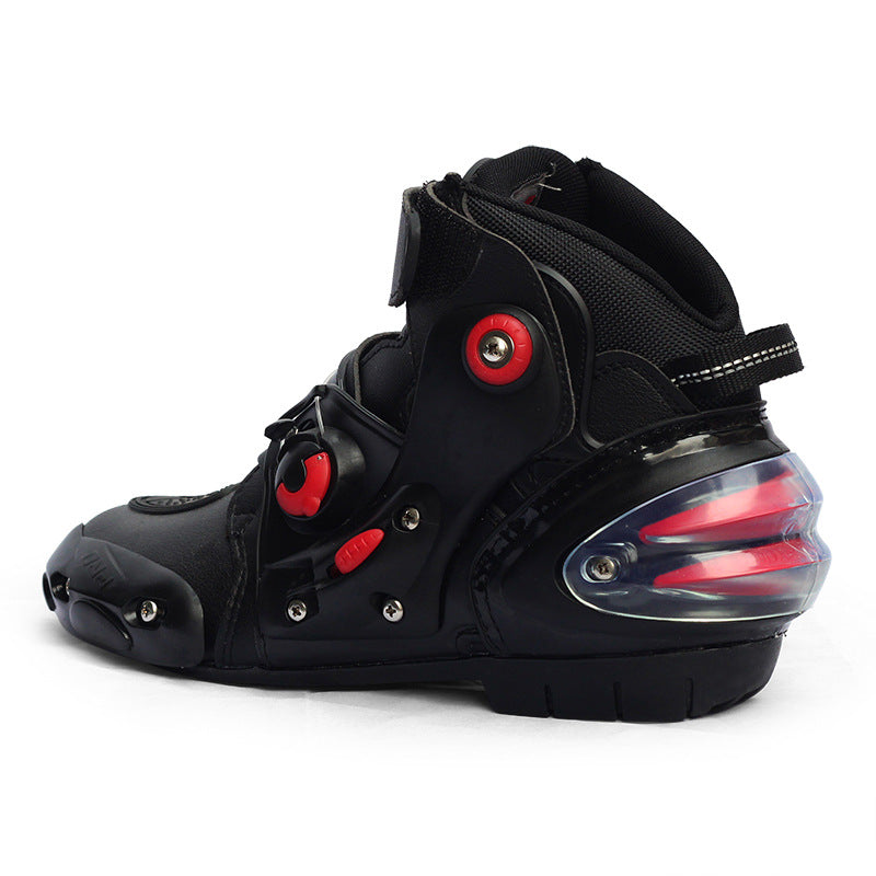 Breathable short boots for motorcycle riding