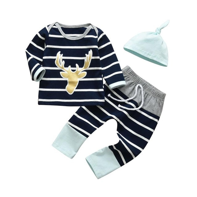 Baby Boy Cloud Pattern Clothes Set