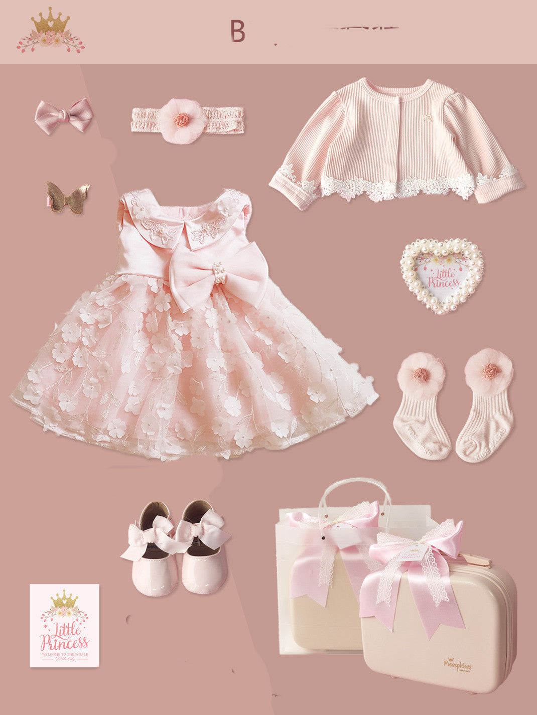 Baby gift box princess set