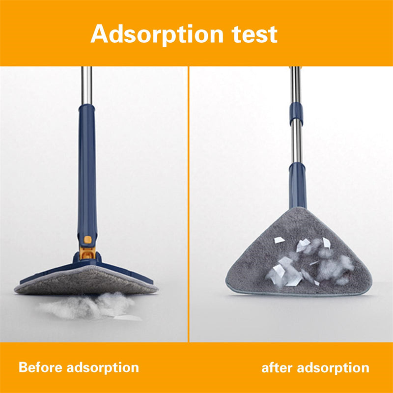 Extendable Triangle  360 Rotatable Adjustable Cleaning Mop