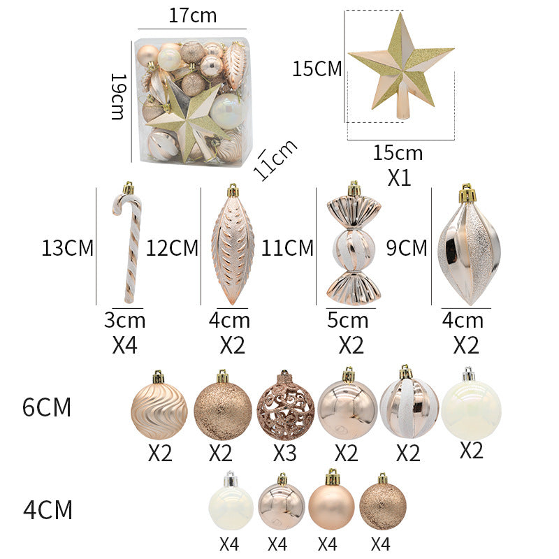 Christmas ball combination set 40 PCS