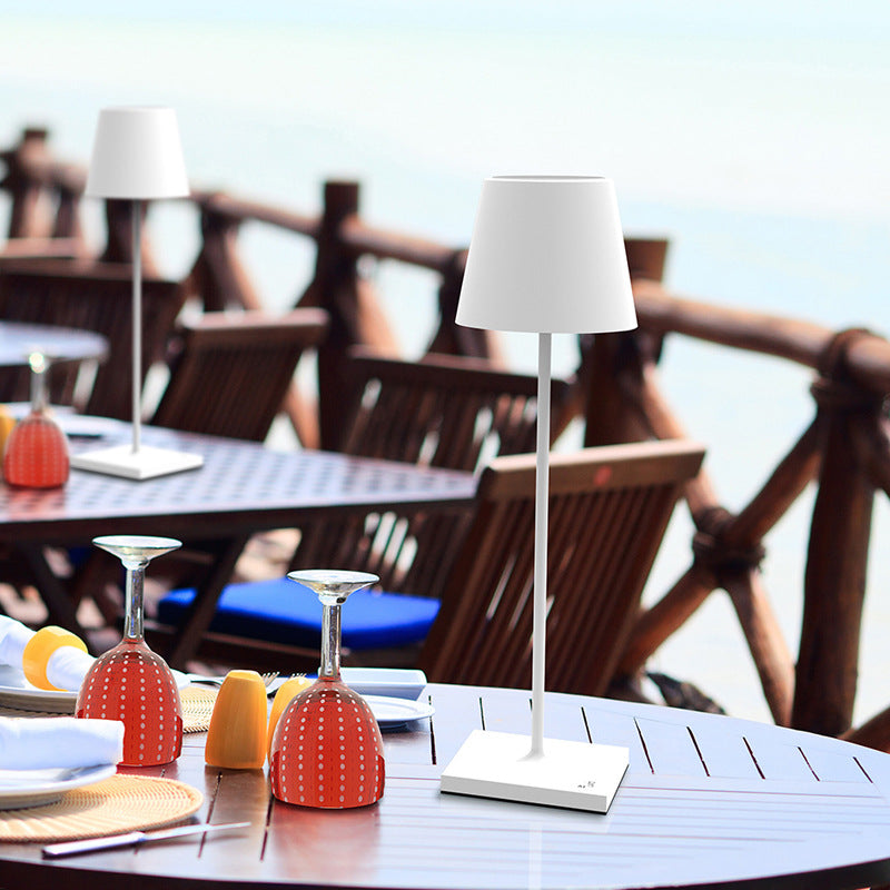 Touch Dimming Wireless Table Lamp Outdoor Restaurant Bar Table Lamp