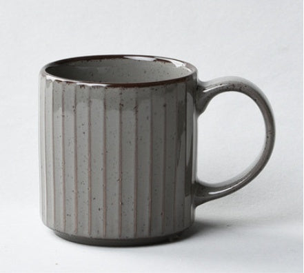 Vintage Embossed Home Breakfast Ceramic Mug