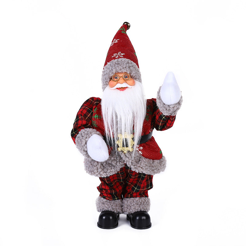 30cm Electric Christmas Old Man Decorations