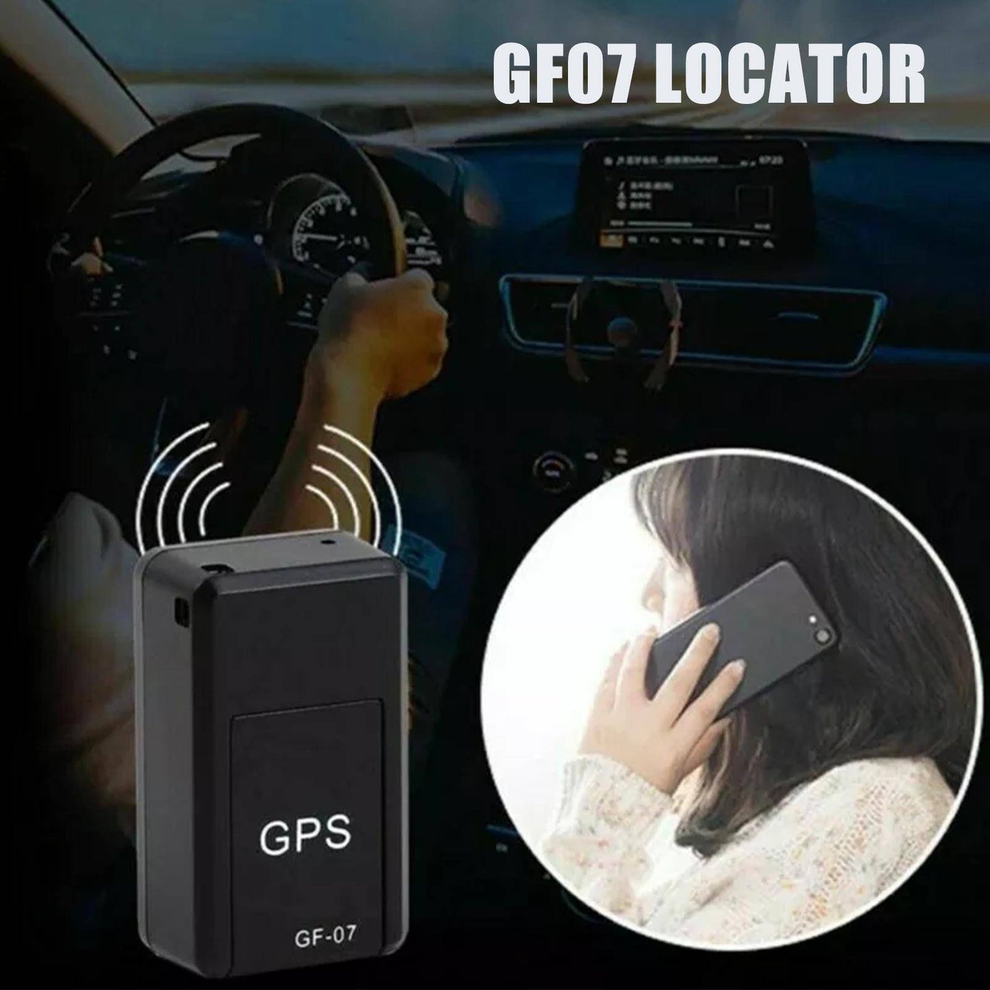 GPS Mini Tracker Sender Echtzeit Tracking KFZ Magnetbefestigung Anti Diebstahl