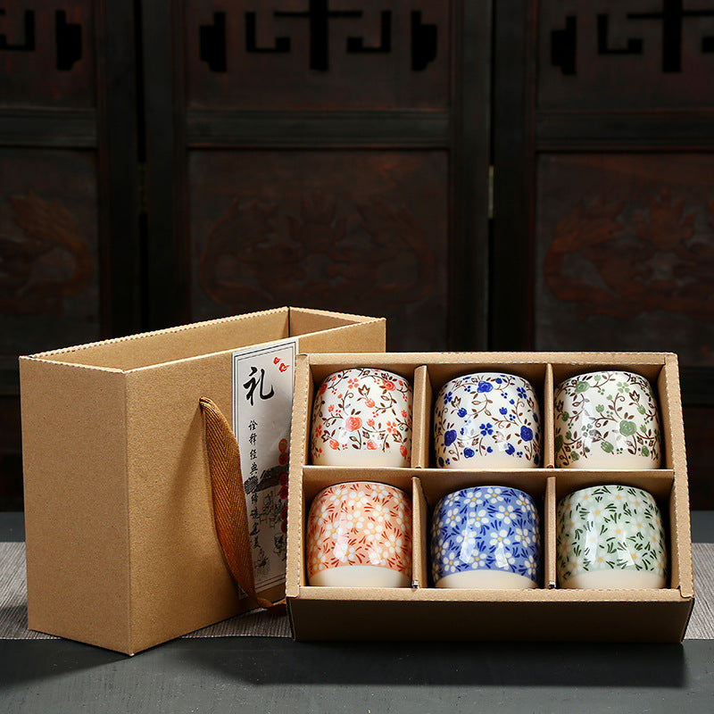 Japanese cup gift box set of cups