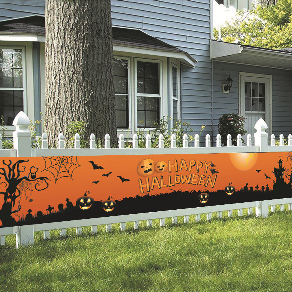 Halloween Banner Background Holiday Celebration Hanging Decoration