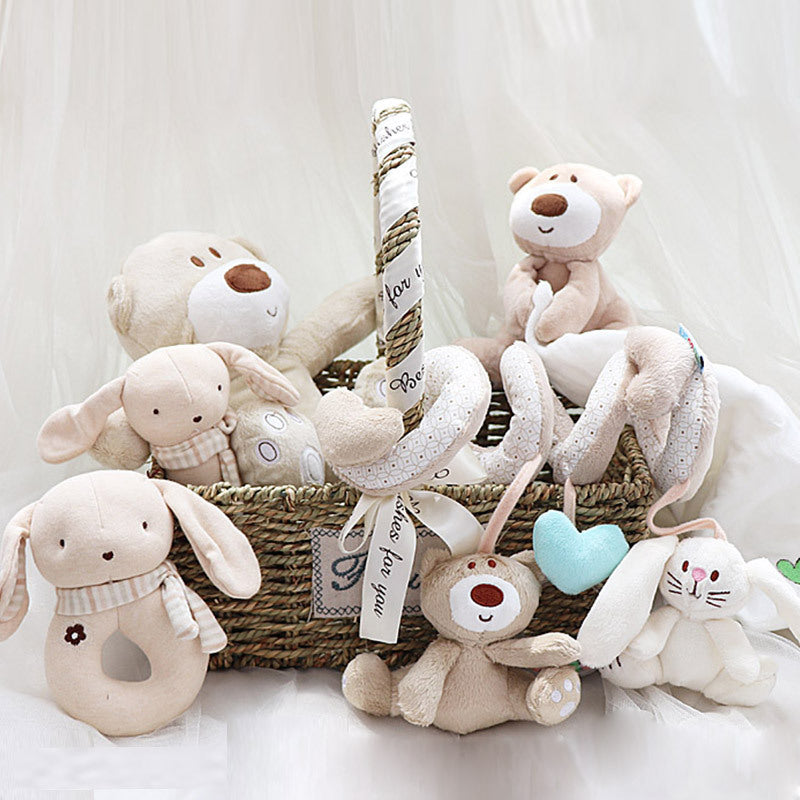 Newborn baby gift box cotton toys set