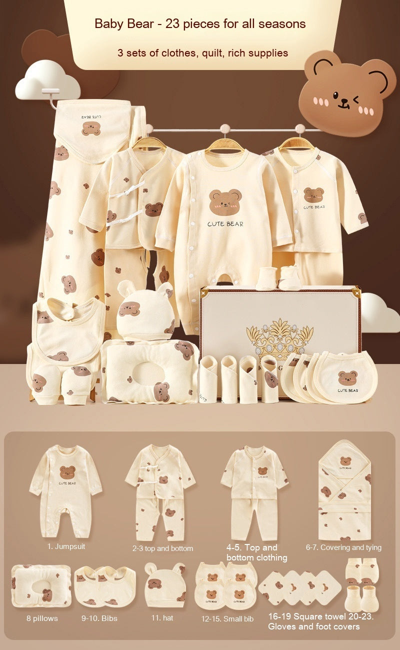 Cotton clothes set for newborn baby