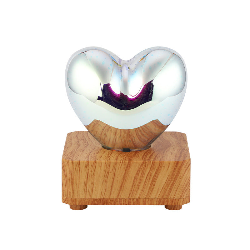 3D Love glass lamp