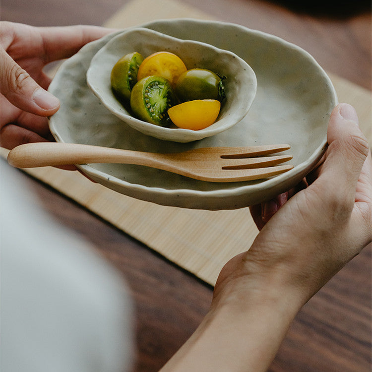 Japanese Hand-kneaded Creative Retro Ceramic Tableware Set