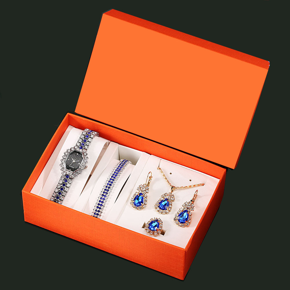 Gift box set watch with jewerly