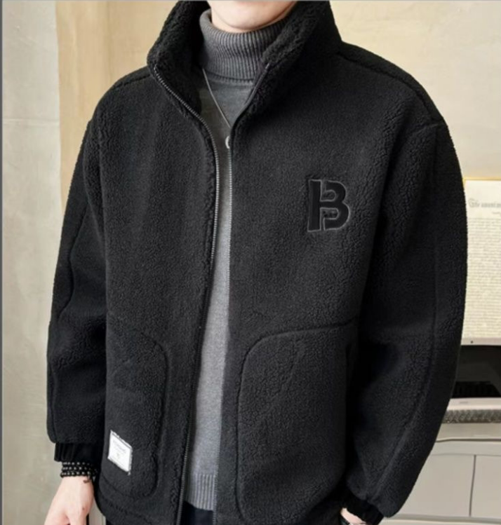 Men’s Lamb Wool Coat For Men Autumn And Winter jacket