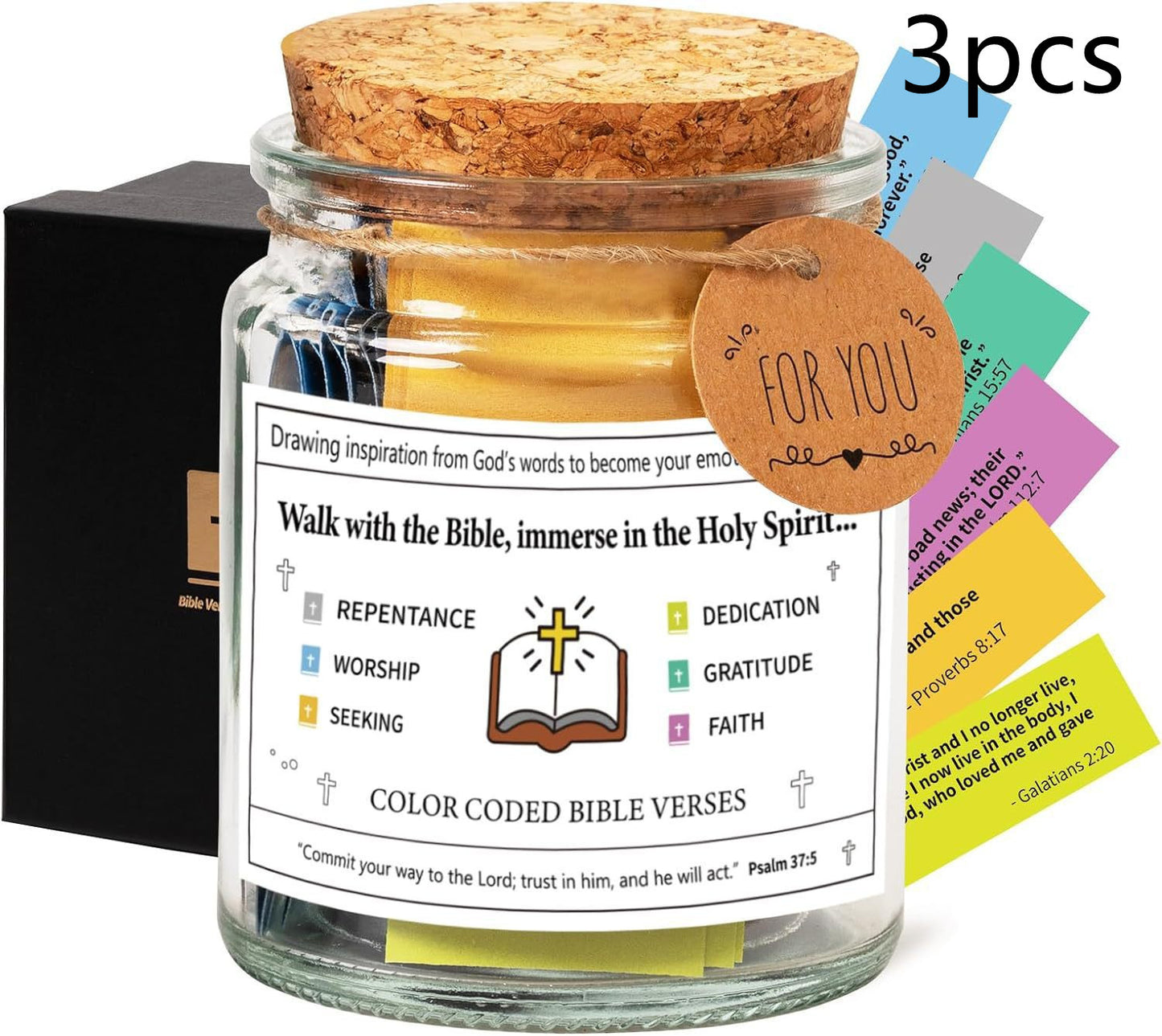 Bible verses in a jar