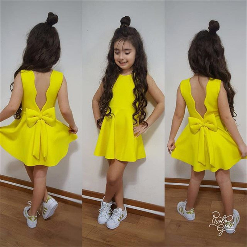 Girl Clothes Dress Girl Sleeveless Girl Clothing