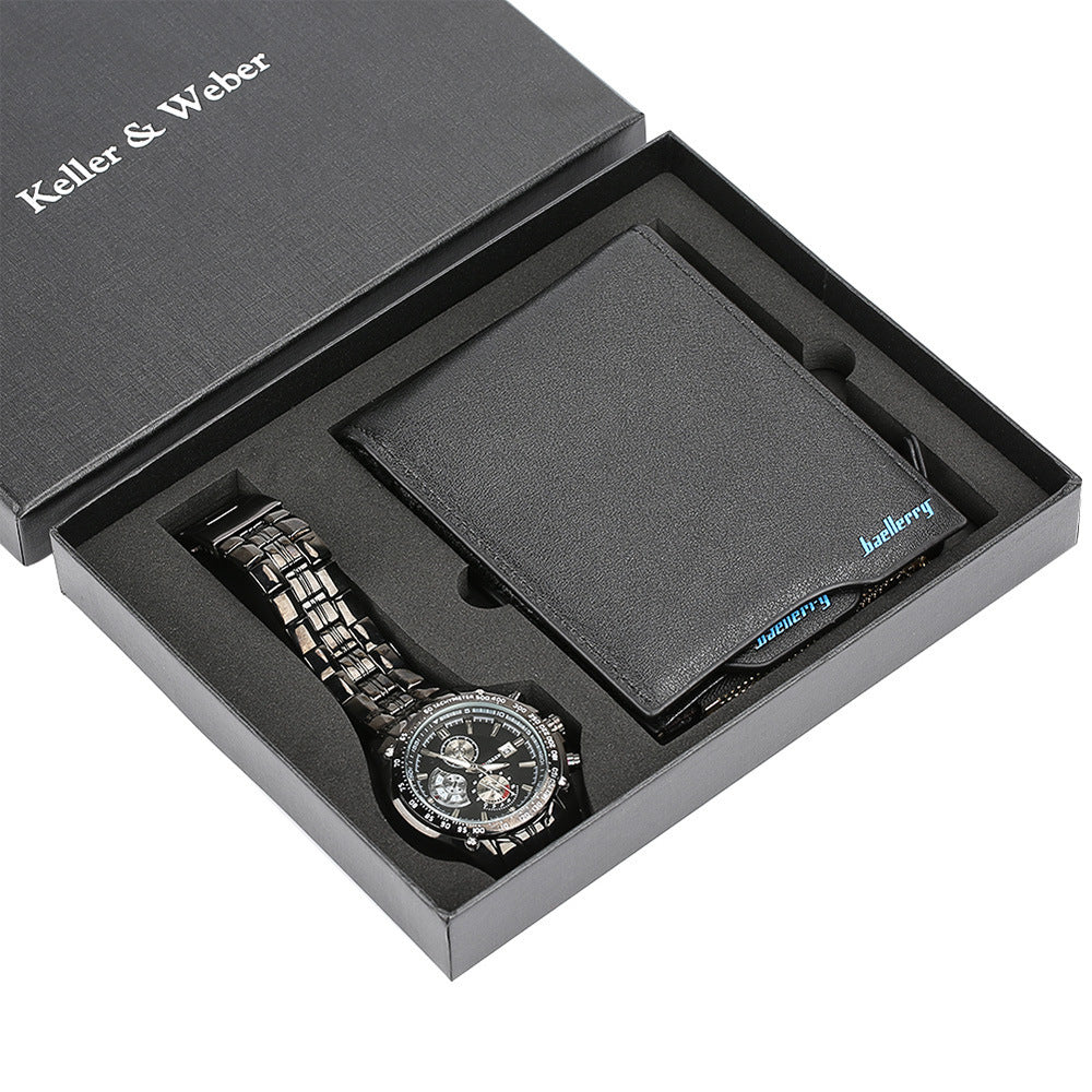 Men's Gift Set Exquisite Packaging Watch Wallet Set Quality Creative Combination Set