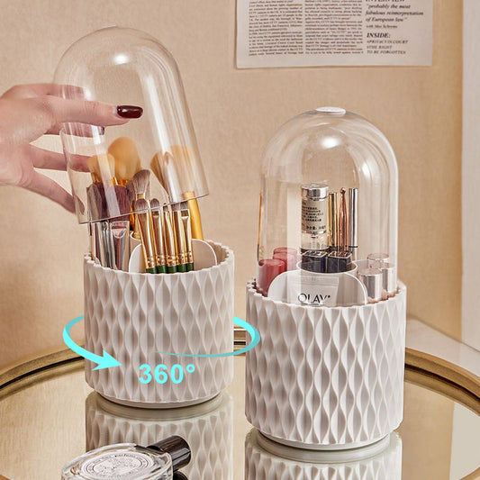 360° Rotating Makeup Brush Holder