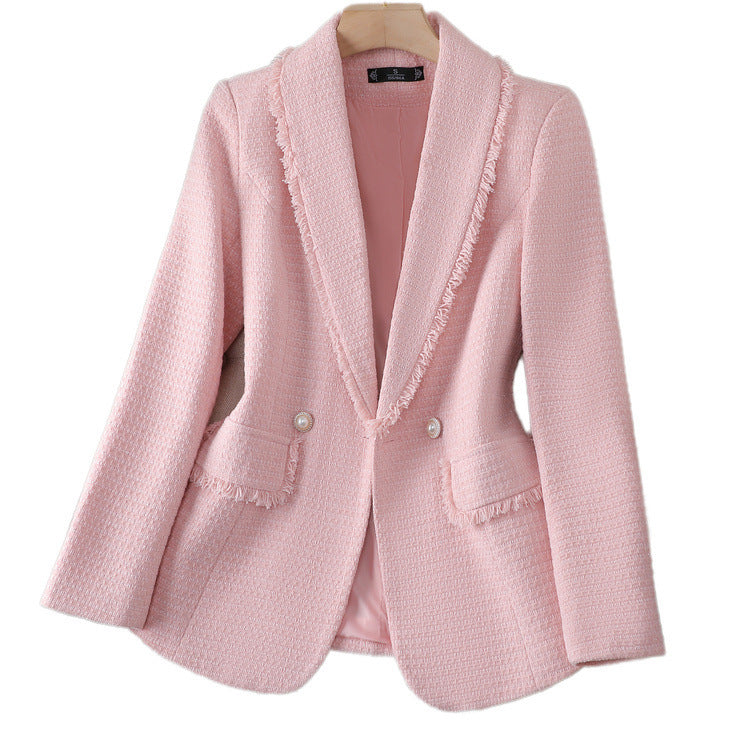 Woman’s Suits blazer Classic Style High-grade Temperament Tweed Coat