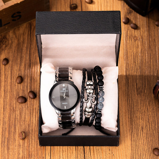 Gift set bracelet and watch