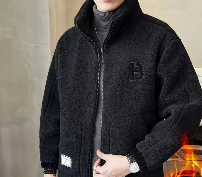 Men’s Lamb Wool Coat For Men Autumn And Winter jacket