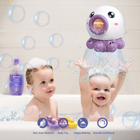 Octopus Fountain Bath Toy Water Jet Rotating Shower Bathroom Toy Summer Water Toys Sprinkler Beach Toys Kids Water Toys