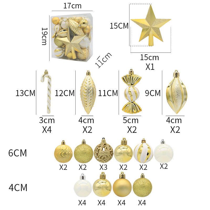 Christmas ball combination set 40 PCS