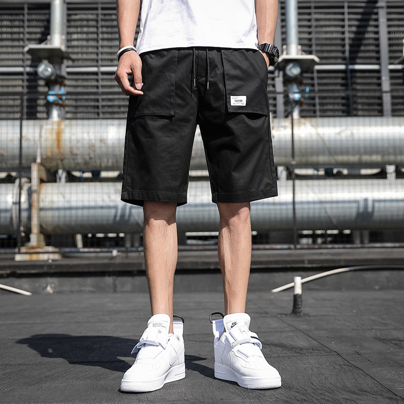 Casual loose tooling shorts men