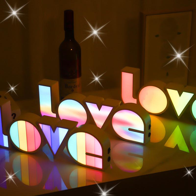 Valentines Day LED LOVE light decor