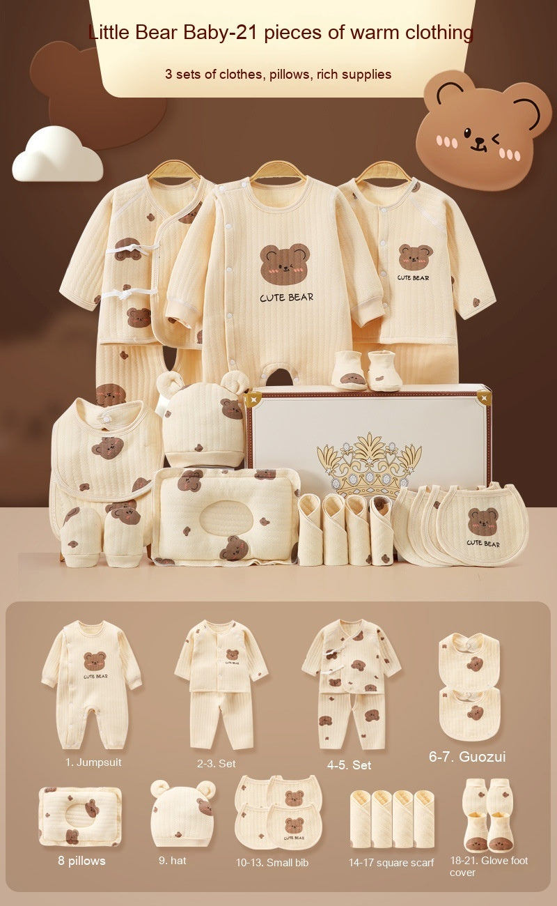 Cotton clothes set for newborn baby