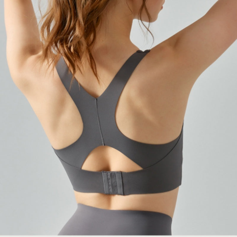 Seamless Composite Yoga Bra Big Chest Makes You Look Small And Beautiful Back One-piece