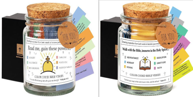 Bible verses in a jar