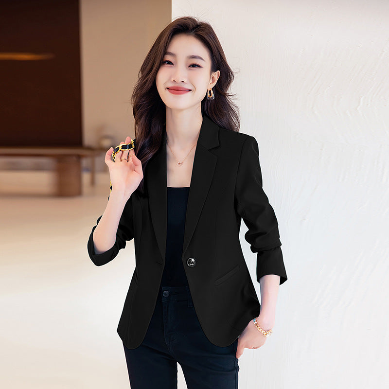 Woman’s blazer Padded Shoulder Small Women's Short Suit blazer