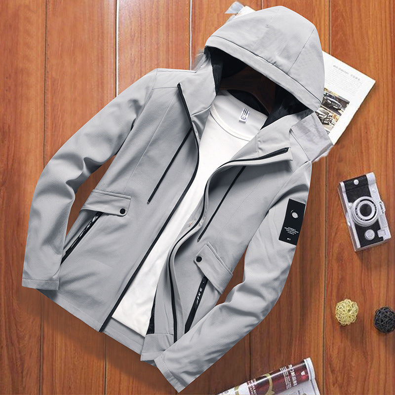 Sports Jacket Men's Hooded Jacket Winter New Style