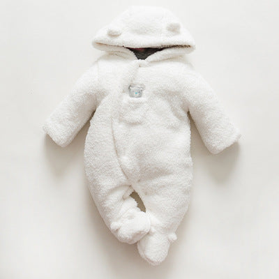 Winter Lamb Cotton Padded Baby Boy Overall