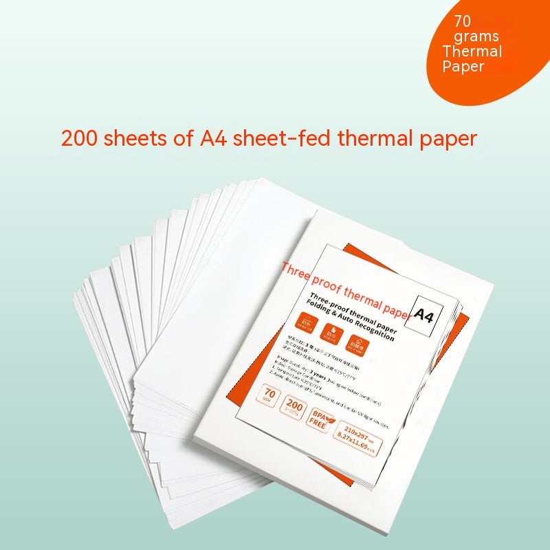 A4 Thermosensitive Printing Paper Three-proof