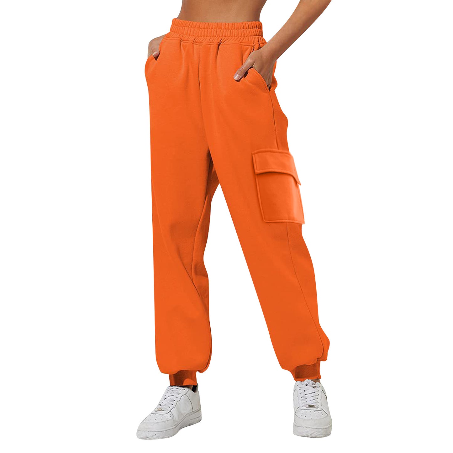 Women's High Waist Loose Sports Comfortable High Waist Velvet Padded Sweatpants