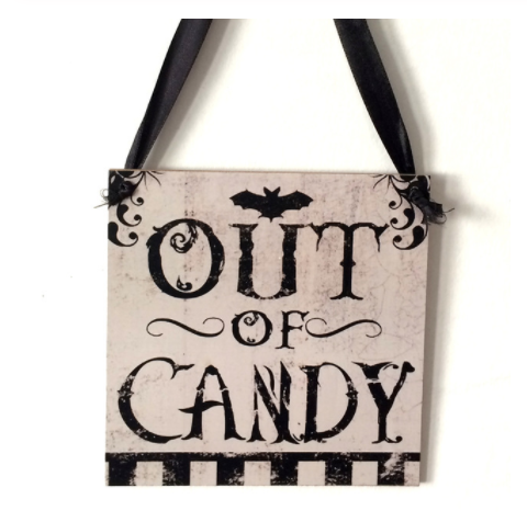 Halloween decoration hanging board