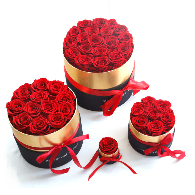 Valentines day gift roses in box