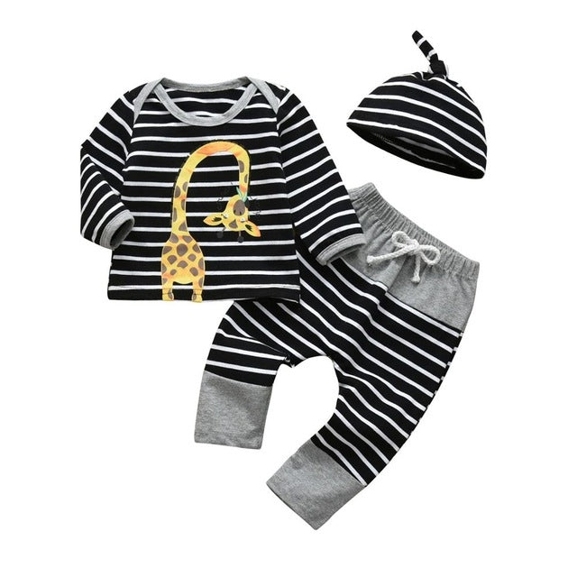 Baby Boy Cloud Pattern Clothes Set