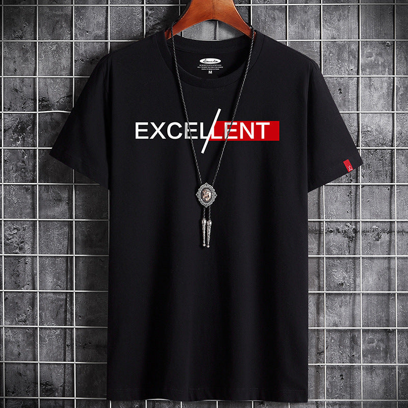 Cotton Summer Men's t-shirt Men’s Short-sleeved T-shirt Bottoming Shirt Top Clothes For Men